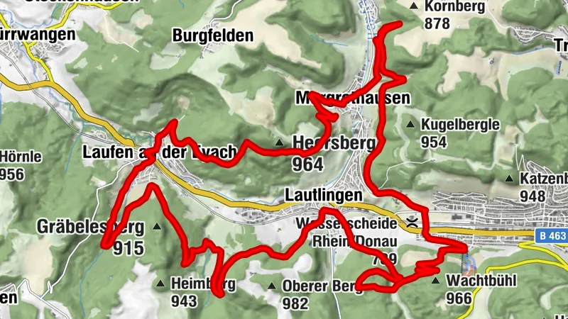 MTB-Tour CUBE Rocks in Albstadt