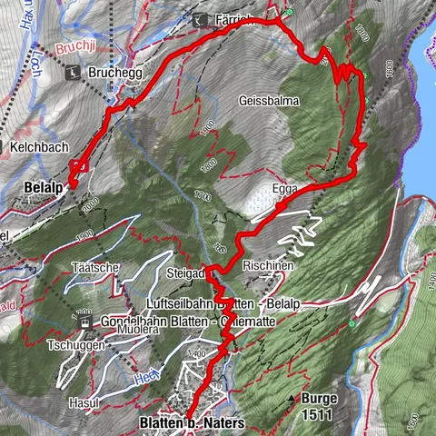 WILDLEHRPFAD BELALP - BLATTEN