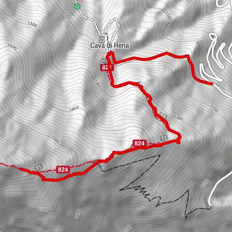 Cava di rena - Monte Cairo