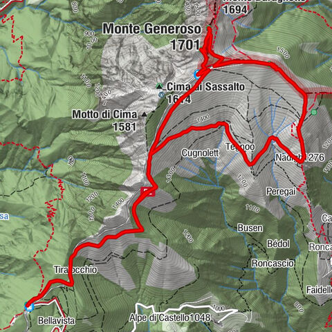 Sentiero del Monte Generoso (SchweizMobil 635)