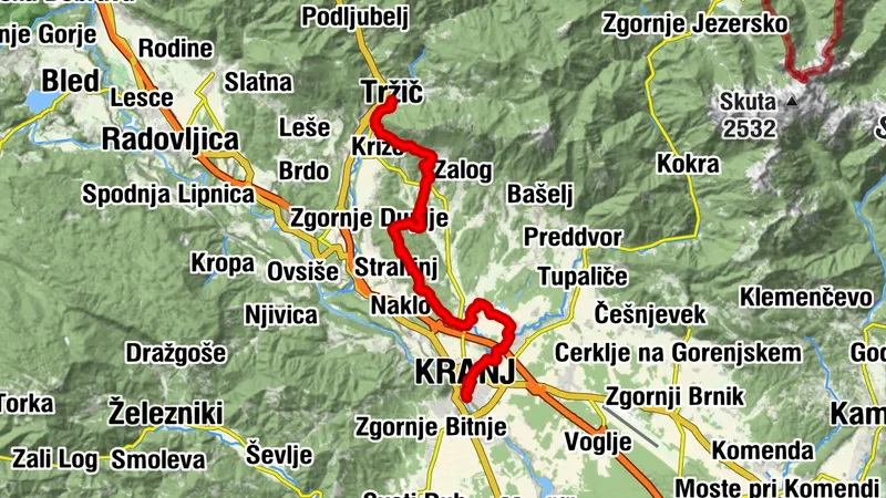 Karawankenweg - ETAPPE 3: Kranj - TržiČ