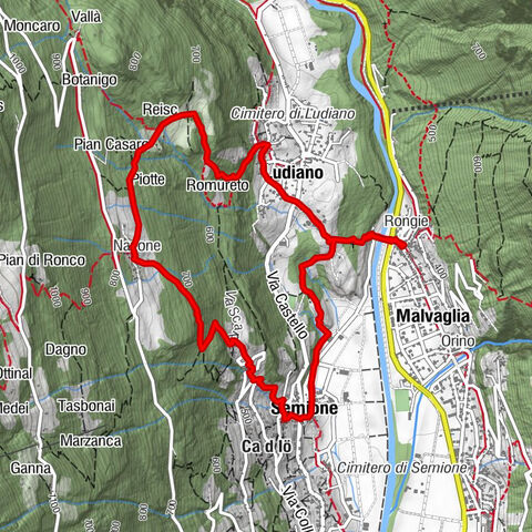 Rundgang Schloss Serravalle (SvizzeraMobile 626)