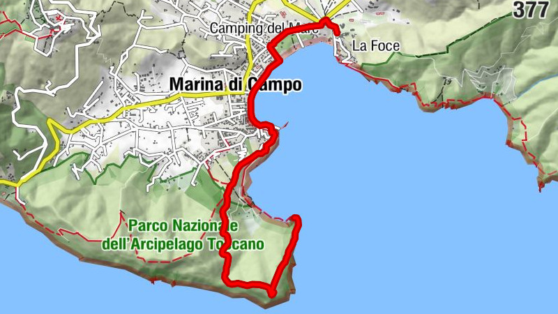 Leuchtturm am Capo di Poro, Insel Elba