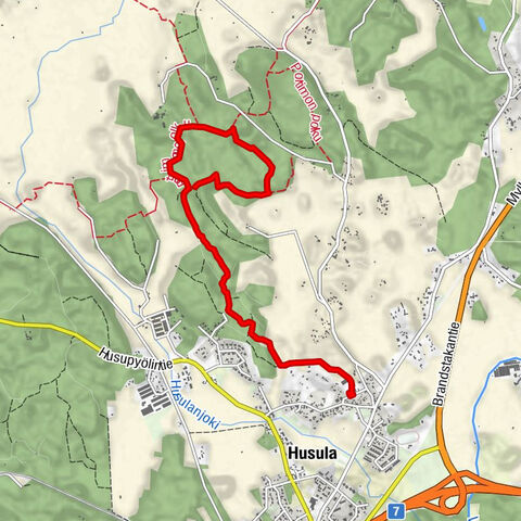 Portimo-Wanderwege - Vehkalinna-Kuntohuhta, Hamina