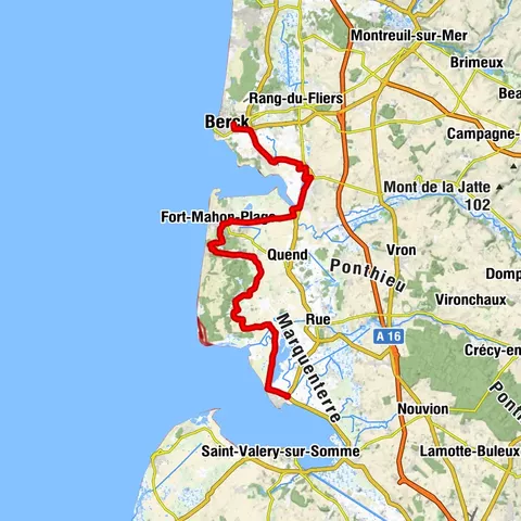 La Vélomaritime® - EuroVelo 4 - Le Crotoy -> Berck