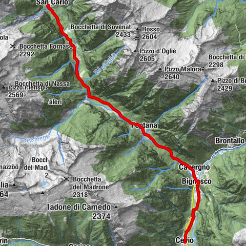 Val Bavona: Cevio-San Carlo-Cevio