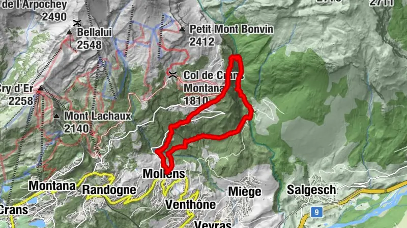 9 - Trail von Mollens