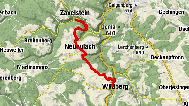 Jubiläumswanderung "50 Jahre Landkreis Calw" - Etappe 12 - Von Wildberg nach Bad Teinach