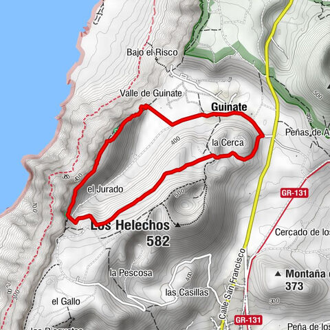 Risco de Famara und Valle de Guinate