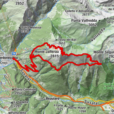 BARDONECCHIA Rundweg Forte Jafferau