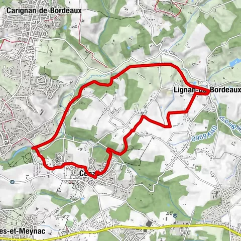 Boucle Lignan-de-Bordeaux/ Cénac