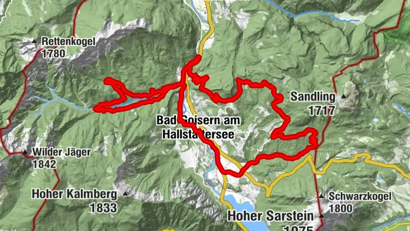 MTB Zentrum Salzkammergut Panorama Tour