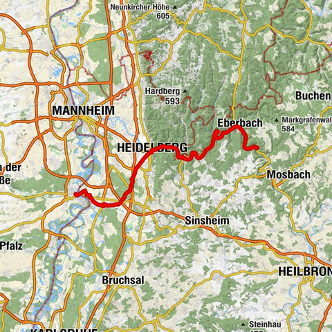 Odenwald-Madonnen-Weg (1. Etappe)