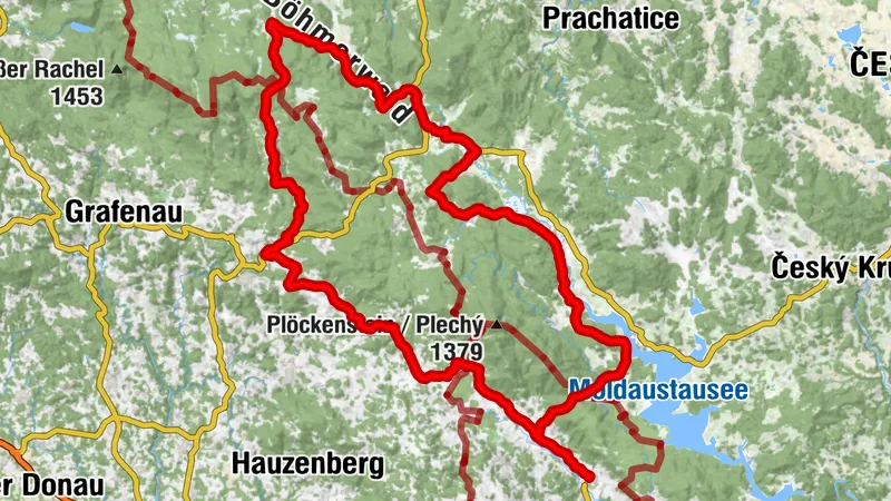Rennradtour Dreiländer Bayern-Tschechien-Österreich