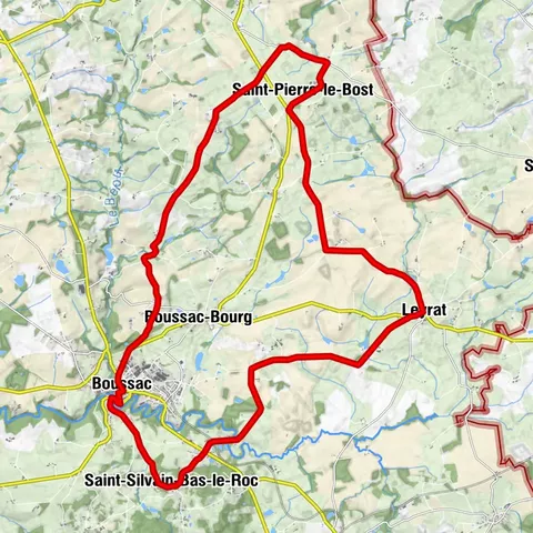 Boucle à vélo N°24 : Escapade nature autour de Boussac