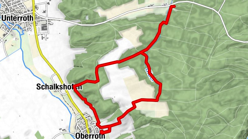Von Oberroth nach Matzenhofen zur Einkehr in die Wallfahrtsgaststätte
