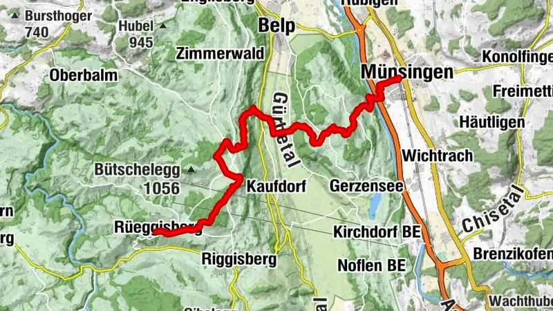 Alpenpanoramaweg Etappe 17 (SchweizMobil 3)