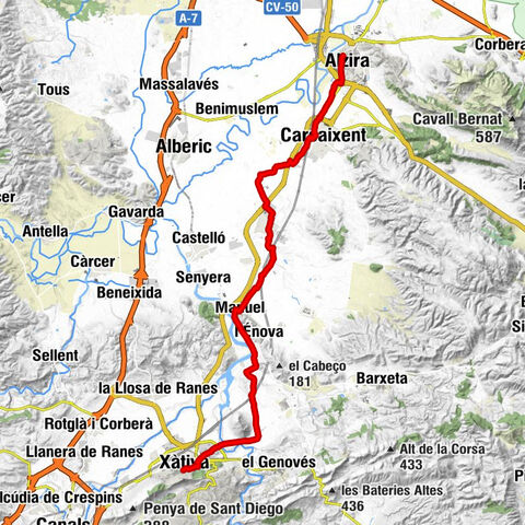 3. Etappe Alzira Xátiva