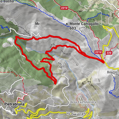 Passeggiata dei ponti / Santa Brigida bei Dolcedo