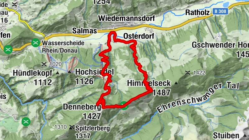 Thalkirchdorf - Denneberg - Klammen