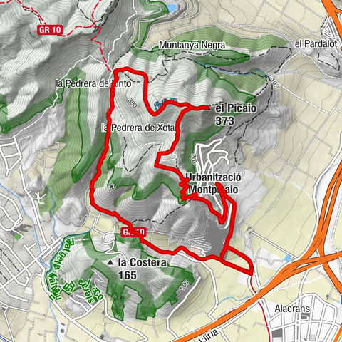 Puçol - Lloma dels Gats - el Picaio - Sagunt / Sagunto