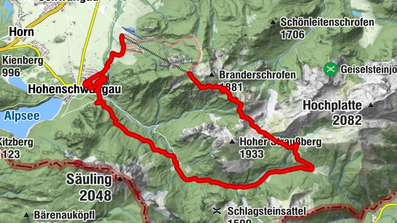 Hüttentour - Tegelberg, Jägerhütte, Bleckenau