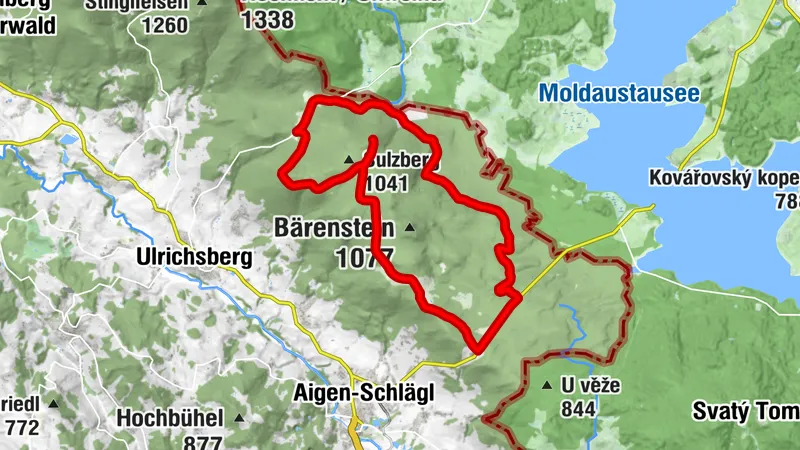 Sonnenwald Radroute