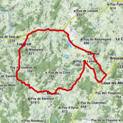 Boucle Vélo N°33 - Au coeur du Pays des Maçons creusois