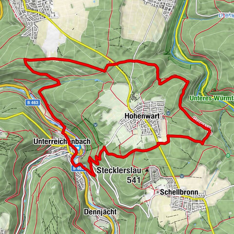 Durch Buchenwälder zur Hohen Warte
