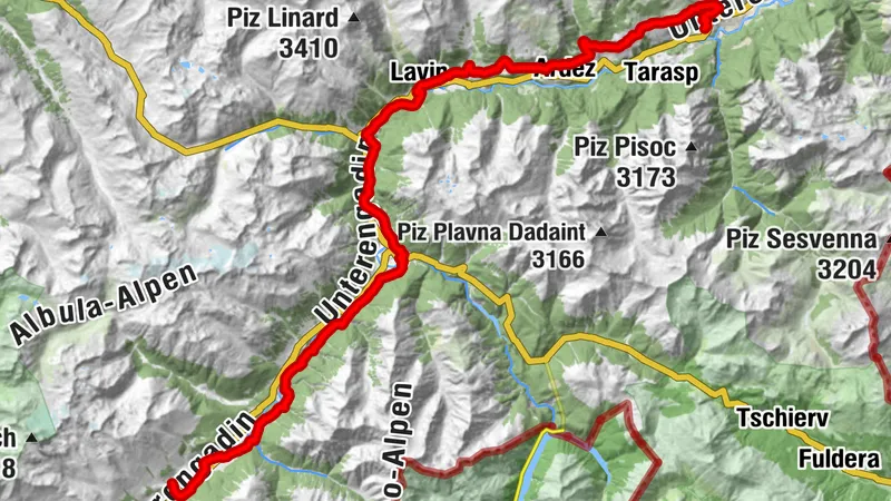 Nationalparkregion – E-Mountainbike-Tour Etappe 4: Zuoz – Scuol