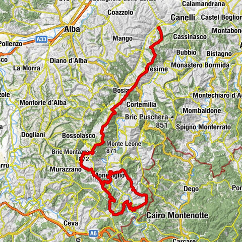 GTL – Tolle Überquerung der Langhe mit dem Mountainbike