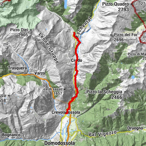Via dello Sbrinz - Via del Gries | Etappe 1 Crevoladossola – Baceno