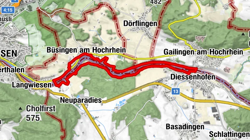 Rundwanderung entlang des Hochrheins
