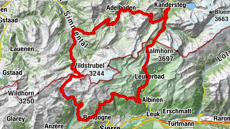 Wildstrubel-Rundroute