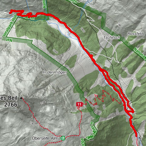 Trojertal, Hintere Trojeralm