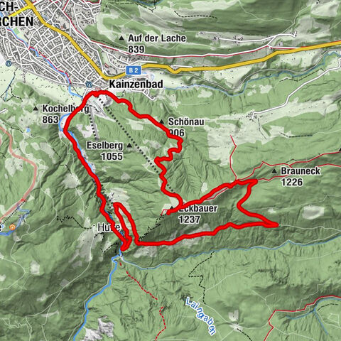 Partnachklamm - Hintergraseck - Eckbauer