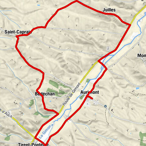 Gimont - Villages et collines.