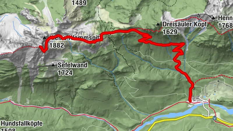 Bergtour - Große Klammspitz