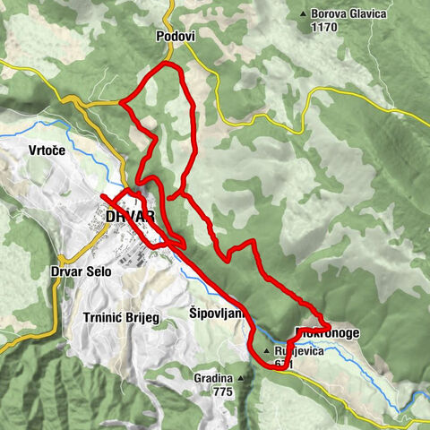 Drvar Brdski biciklizam (eBike)