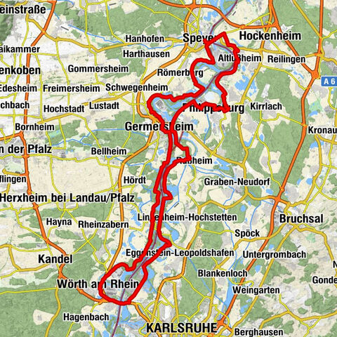 Veloroute Rhein (Speyer-Karlsruhe)