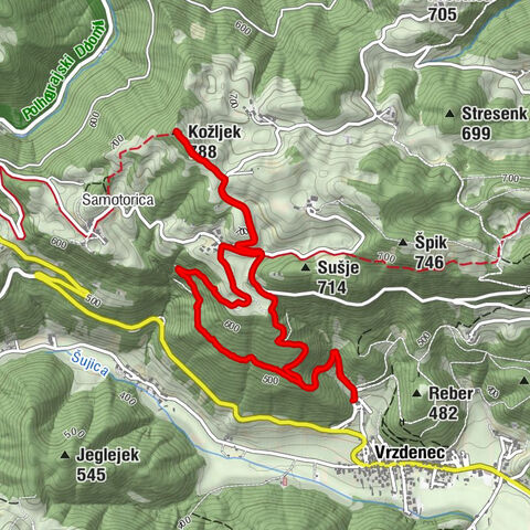 Vrzdenec, Kožljek, Slovenia