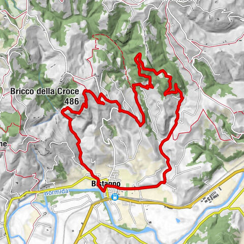 Sentiero anello di Bistagno - Sentiero 500 in mountain bike