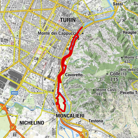 MONCALIERI - Mit dem Rad übers Wasser: Le Vallere und Parco del Valentino