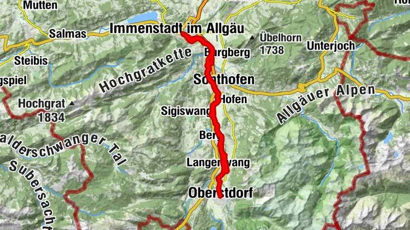 Illerradweg nach Oberstdorf mit Stopp am Eichhörnchenwald