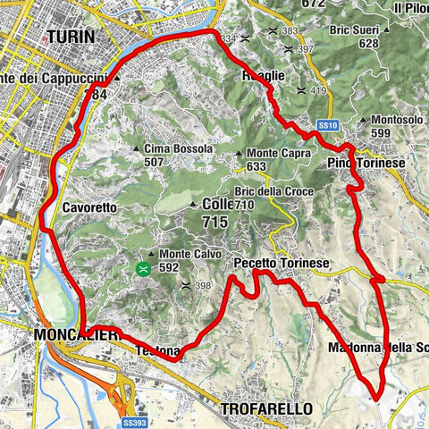 TURIN - Eine Tour durch die Turiner Hügel auf der Panoramastraße.