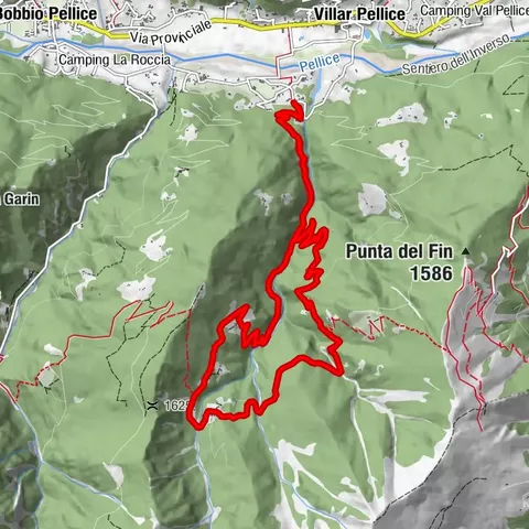Das Tal der Lioussa - Chiot la Sella