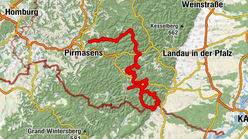 Pfälzer Waldpfad 1. - 7. Tag (2024)