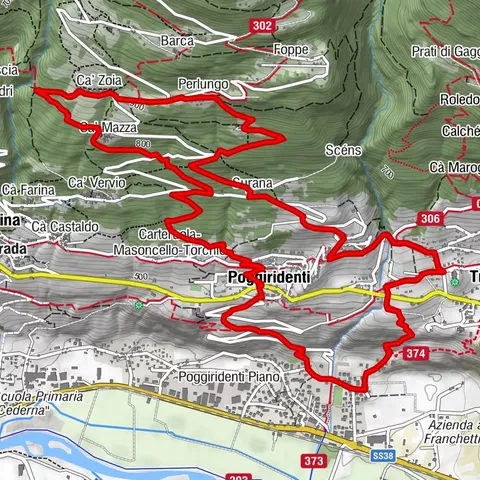 Poggi-Montagna Route (GAL VALTELLINA Ausschreibung)