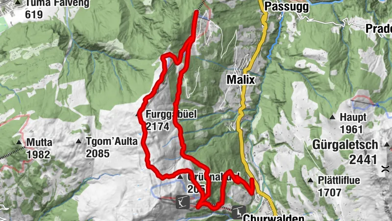 J - GPS Brambrüesch - Pradaschier