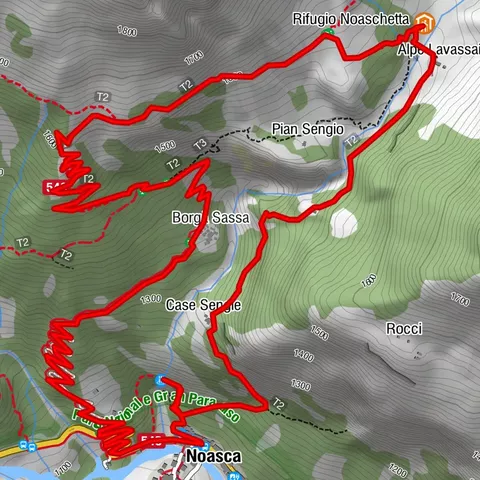 NOASCA Rundweg zur Hütte Noaschetta